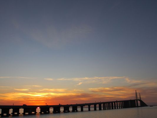 Sunshine Skyway Bridge by null