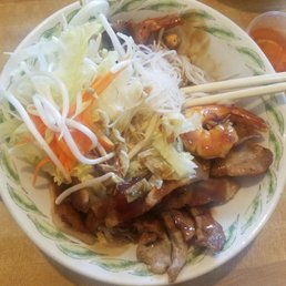 Vermicelli with pork and shrimp - don't recommend Vermicelli with pork and shrimp - don't recommend