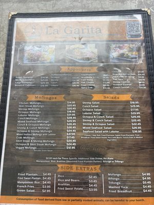 Menu photo 1 La Garita San Juan, PR Menu photo 1 La Garita San Juan, PR