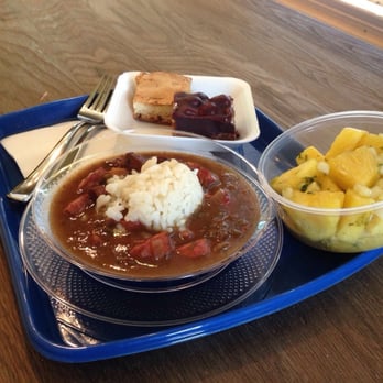Chez Nous - Chicken andouille sausage gumbo, pineapple-cucumber-lime salad, Heavenly Hash and Petite Gateaux - Specialty Food Near Me - New Orleans, Louisiana Chez Nous - Chicken andouille sausage gumbo, pineapple-cucumber-lime salad, Heavenly Hash and Petite Gateaux - Specialty Food Near Me - New Orleans, Louisiana