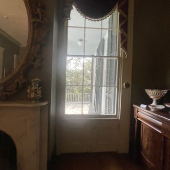 Oakleigh House Museum - Gorgeous window with a bottom section that splits and becomes a door so one can walk out to the terrace if the window is lifted - Museums Near Me - Mobile, Alabama Oakleigh House Museum - Gorgeous window with a bottom section that splits and becomes a door so one can walk out to the terrace if the window is lifted - Museums Near Me - Mobile, Alabama