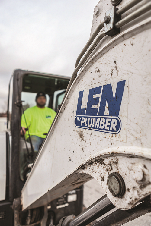 Slide of Len The Plumber