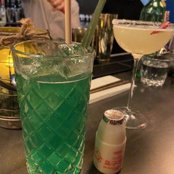 Gon Bui Restaurant Bar - Cocktail pandan - Chinese Near Me - Laval, Quebec