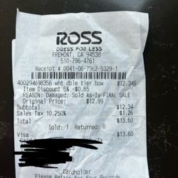 Ross Dress for Less