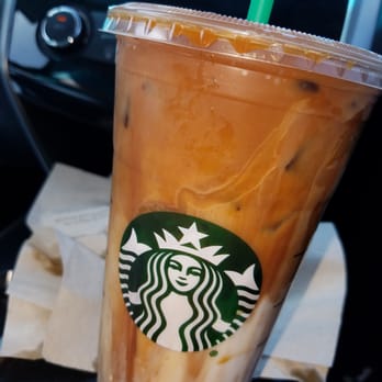 Starbucks - coconut milk mocha macchiato..reminds me of the girl scout cookie samoas...I'm not a big coconut milk fan though - Coffee & Tea Near Me - Texas City, Texas Starbucks - coconut milk mocha macchiato..reminds me of the girl scout cookie samoas...I'm not a big coconut milk fan though - Coffee & Tea Near Me - Texas City, Texas