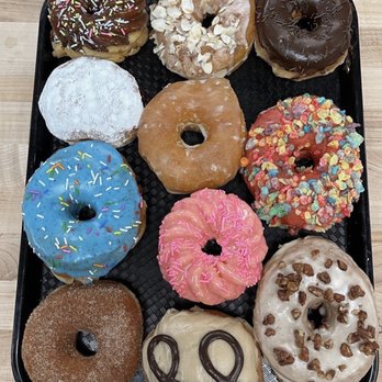 The Hive Donut Hut - A few of assorted donuts offered at The hive donut hut. - Desserts Near Me - Aldergrove, British Columbia The Hive Donut Hut - A few of assorted donuts offered at The hive donut hut. - Desserts Near Me - Aldergrove, British Columbia