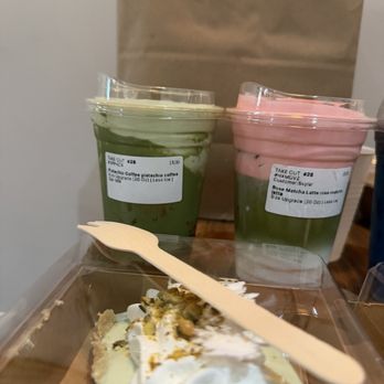 Trung Nguyen E Coffee - Pistachio latte, rose matcha latte and pistachio tiramisu. - Coffee & Tea Near Me - Frisco, Texas Trung Nguyen E Coffee - Pistachio latte, rose matcha latte and pistachio tiramisu. - Coffee & Tea Near Me - Frisco, Texas