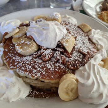 The Point Pancake House - Side of bananas foster pancakes - Waffles Near Me - Gurnee, Illinois The Point Pancake House - Side of bananas foster pancakes - Waffles Near Me - Gurnee, Illinois