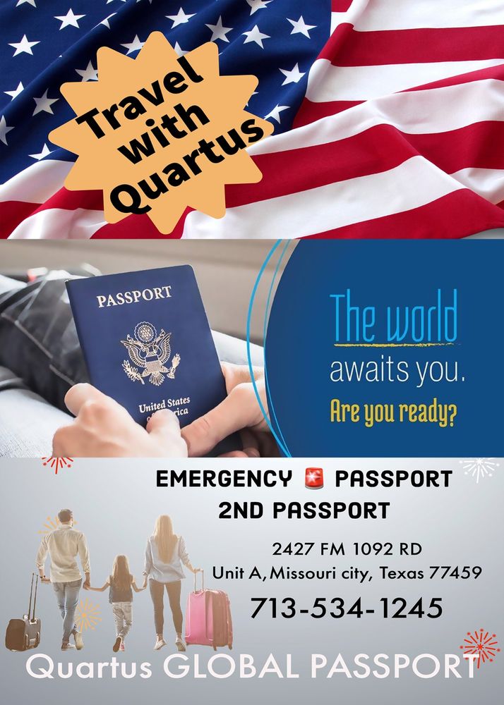 GLOBAL PASSPORT & VISA Updated September 2024 2427 Fm 1092 Rd