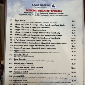 Lake Breeze Restaurant - the breakfast specials - American Near Me - Harrison Township, Michigan Lake Breeze Restaurant - the breakfast specials - American Near Me - Harrison Township, Michigan
