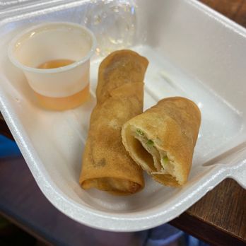 Thai Smile - These are the "spring rolls" that came with no filling for 4.99 with the smallest dipping sauce cup I've ever seen and only four of them - Thai Near Me - Chattanooga, Tennessee Thai Smile - These are the "spring rolls" that came with no filling for 4.99 with the smallest dipping sauce cup I've ever seen and only four of them - Thai Near Me - Chattanooga, Tennessee