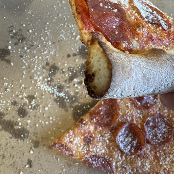 Rocco's NY Pizza - Coworkers burnt crust - Pizza Near Me - Las Vegas, Nevada