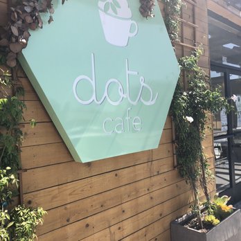 Dots Cafe - Outside sign - Cafes Near Me - Pasadena, California