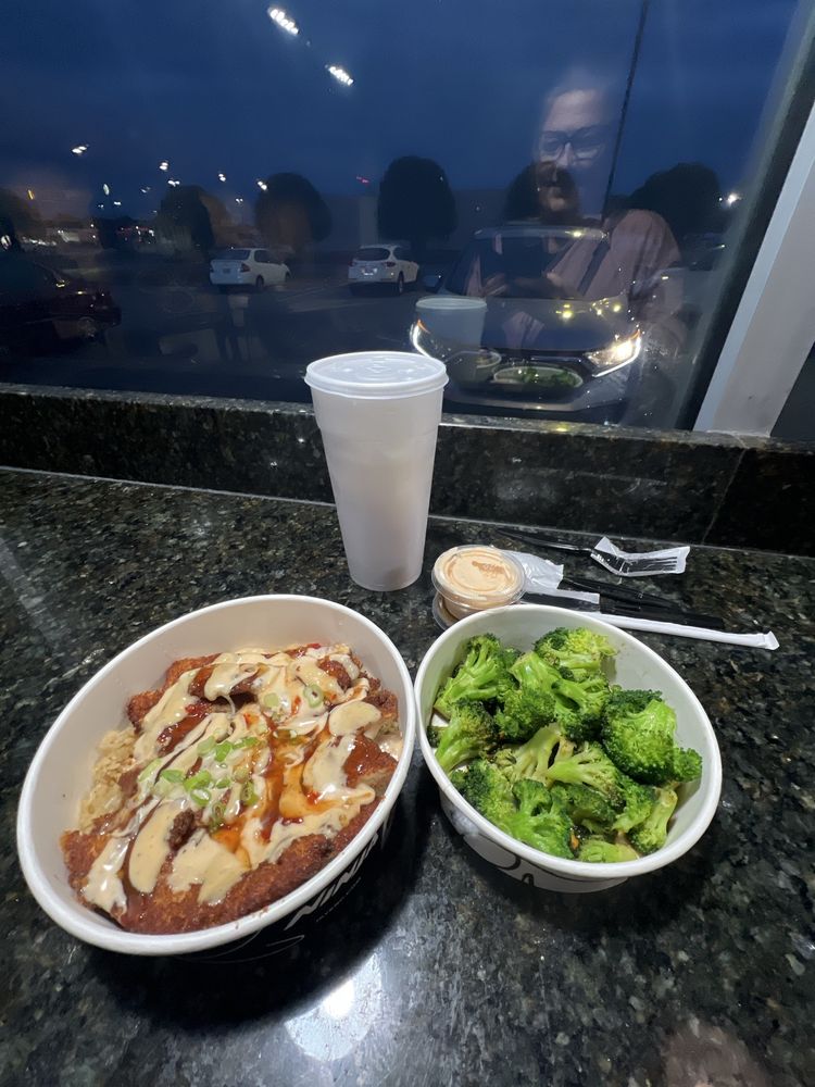Food from Ninja Hibachi & Burger