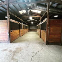 Anderson Stables - The back barn aisle
