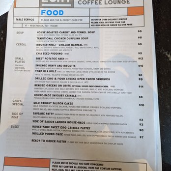 ECHT Coffee House - Food menu - Coffee Roasteries Near Me - Pittsburgh, Pennsylvania