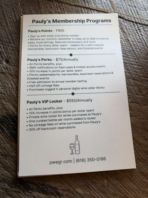 Menu photo 2 Pauly’s Wine Experience Grand Rapids, MI Menu photo 2 Pauly’s Wine Experience Grand Rapids, MI