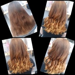 Hair and Make Up by Leonie - Caramel balayage, cut & curl