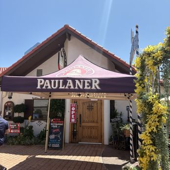 Biergarten at Old World - Entrance - German Near Me - Huntington Beach, California