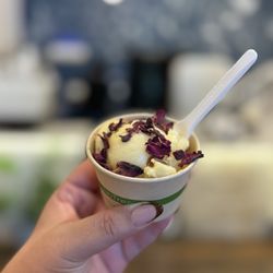 Noble Folk Ice Cream And Pie Bar - Rose petals