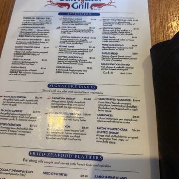 Salt Water Grill - This is the lunch menu! - Seafood Near Me - Corpus Christi, Texas Salt Water Grill - This is the lunch menu! - Seafood Near Me - Corpus Christi, Texas