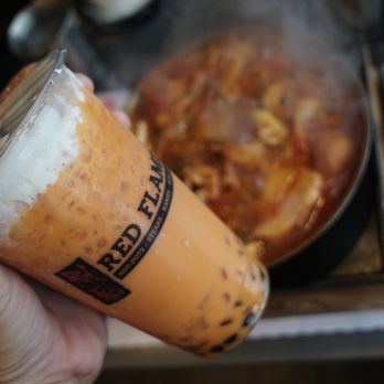 Red Flame - Thai Tea with Boba - Hot Pot Near Me - Artesia, California Red Flame - Thai Tea with Boba - Hot Pot Near Me - Artesia, California