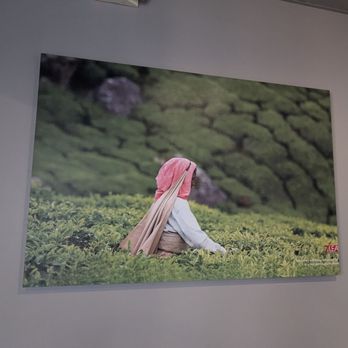 7 Leaves Cafe - Poster by the restroom - Coffee & Tea Near Me - Cerritos, California
