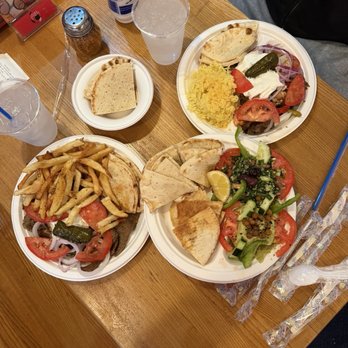 Niko Niko's - Gyro Plate, Gyro & Chicken Combo, Tabuli & Hummus Combo, Extra Pita - Greek Near Me - Houston, Texas