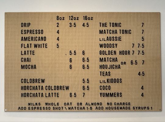 Menu photo 6 lil’East Coffee Los Angeles, CA Menu photo 6 lil’East Coffee Los Angeles, CA