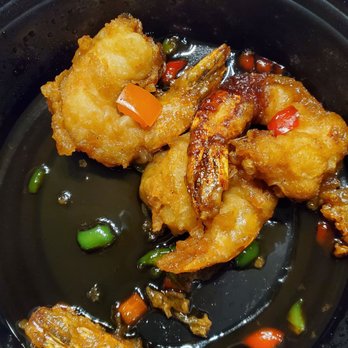 Dok Khao - Soggy honey shrimp with too much sauce! - Thai Near Me - Woodbridge, Virginia