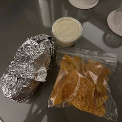 Dank Burrito - Burrito, Queso, Chips