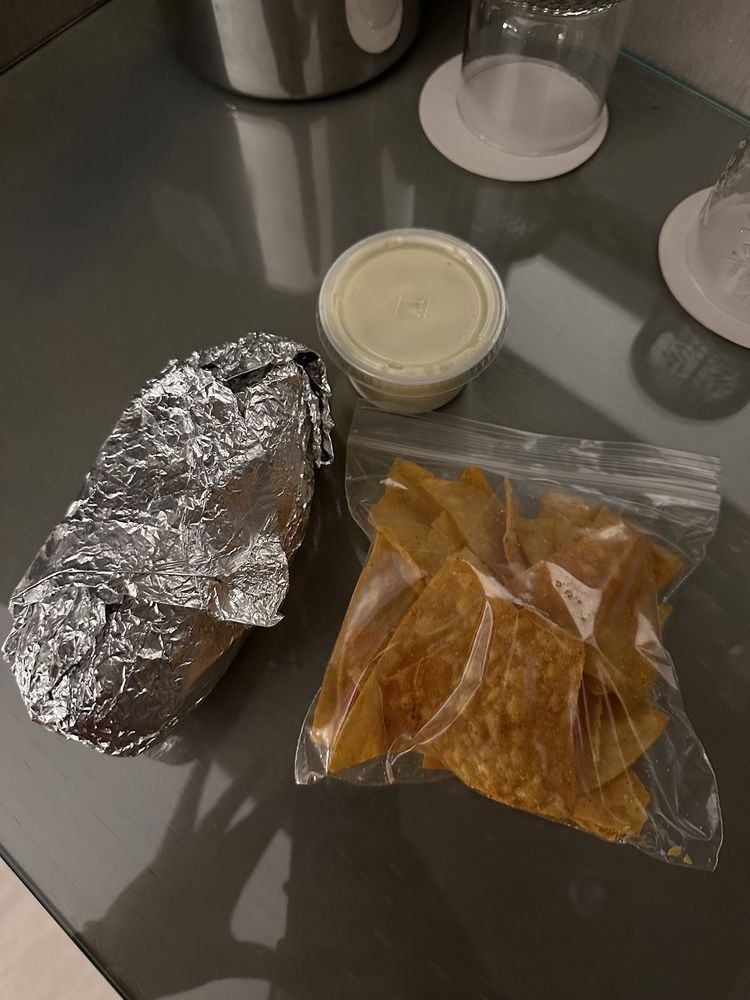 Food from Dank Burrito