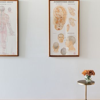 Essential Acupuncture Chicago - Hallway detail with acupuncture charts. Photo by Margaret Rajic. - Acupuncture Near Me - Chicago, Illinois