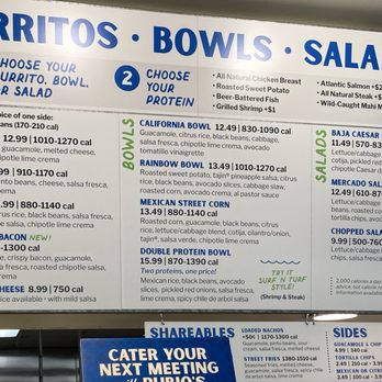Rubio's Coastal Grill - Menu 4/26 - Mexican Near Me - Redlands, California