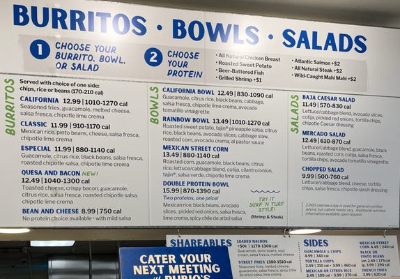 Menu photo 1 Rubio's Coastal Grill Redlands, CA