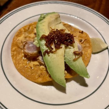 Party Bar - Albacore Tuna Tostada - Cocktail Bars Near Me - Eugene, Oregon