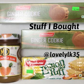 Lanka Grocery - Stuff I'd Bought (Pineapple Jam, Ginger Cookies, & Lemon Crème Sandwiched Biscuits) - Grocery Near Me - Staten Island, New York Lanka Grocery - Stuff I'd Bought (Pineapple Jam, Ginger Cookies, & Lemon Crème Sandwiched Biscuits) - Grocery Near Me - Staten Island, New York