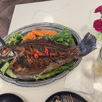 Dok Khao Thai Eatery - Crispy Whole Flounder Fish - Thai Near Me - Columbia, Maryland Dok Khao Thai Eatery - Crispy Whole Flounder Fish - Thai Near Me - Columbia, Maryland