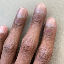 Deluxe manicure. Cuticles not even touched Deluxe manicure. Cuticles not even touched