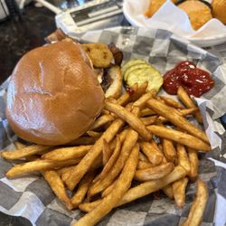 Buffalo Joe's Roadhouse - Val Hala either fries. Oh, so good!!!