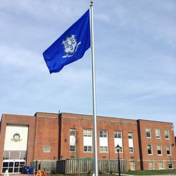 Flagman of America - 1 Piece Aluminum Flagpole Installed in Connecticut