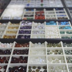 Loose multicolored gemstones (Cateye, Topaz, Amethyst etc.)