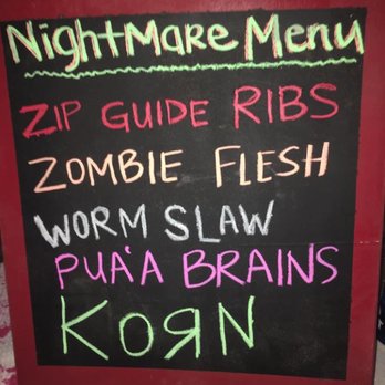 KapohoKine Adventures - dinner menu - Tours Near Me - Hilo, Hawaii
