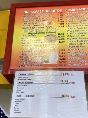 Menu photo 8 Rolando’s Taco Shop Riverside, CA