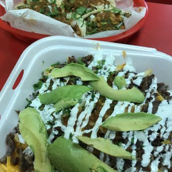 Tacos Unicos - Avocado on the Asada fries - Mexican Near Me - Fontana, California