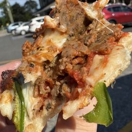 Grinder Meatball Pizza