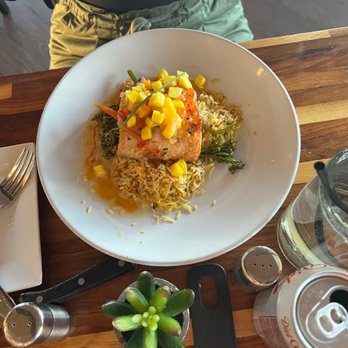 Cliffside Restaurant - Chili - Glazed Salmon Chili Glazed Mango Salmon - American Near Me - St George, Utah
