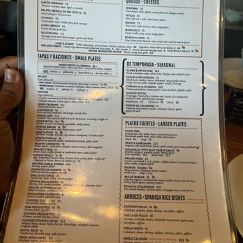 Bulla Gastrobar - Menu - Spanish Near Me - Tampa, Florida