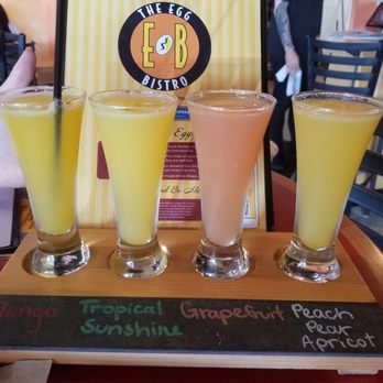 The Egg Bistro - Mimosa flight! - Breakfast & Brunch Near Me - Virginia Beach, Virginia The Egg Bistro - Mimosa flight! - Breakfast & Brunch Near Me - Virginia Beach, Virginia