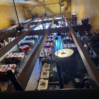 LoCoco's Cucina Rustica - view from upstairs to main floor - Italian Near Me - Santa Rosa, California